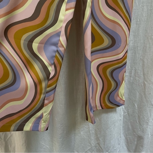 Urban Outfitters Olympia Psychedelic Print Wide Leg size XS - Picture 11 of 14